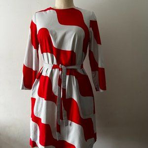 Marimekko cotton long sleeve dress